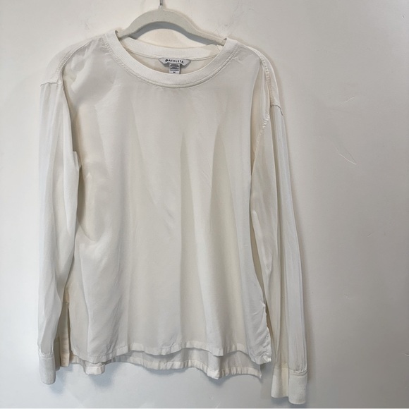 ATHLETA Silk Hybrid Top in White - Picture 4 of 6